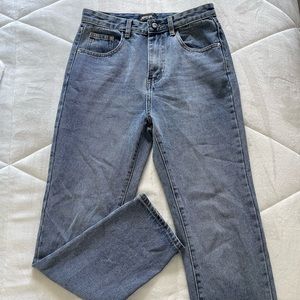 Nasty Gal high rise mom jean